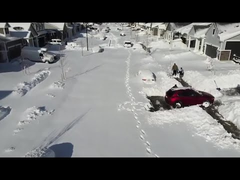 People across the metro continue to shovel themselves out following Sunday's snowstorm