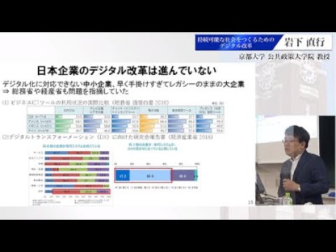 持続可能な社会をつくるためのデジタル改革　岩下直行（京都大学公共政策大学院　教授）　講演【第14回京大・JIAM連携セミナー】