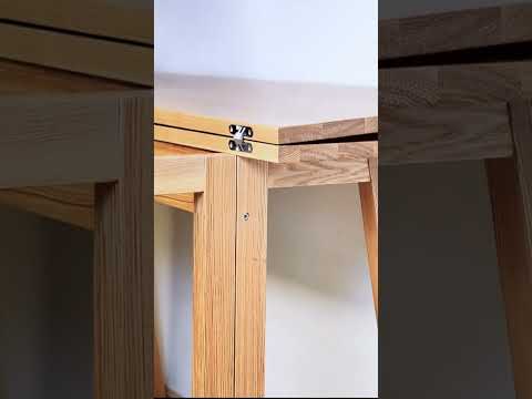 designed in this way and is very convenient to use. Folding dining table #folding table #hardware