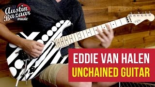 Video thumbnail for EVH Striped Series Circles Guitar | "Unchained" Eddie Van Halen Guitar by Austin Bazaar
