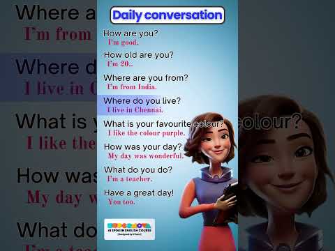 Daily conversation practice with Supernova #learnenglish