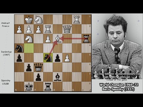 Boris Spassky’s Immortal || Andruet vs Spassky (1987)