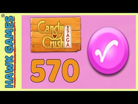 Candy Crush Saga Level 570 Super hard (Candy Order level) - 3 Stars Walkthrough, No Boosters