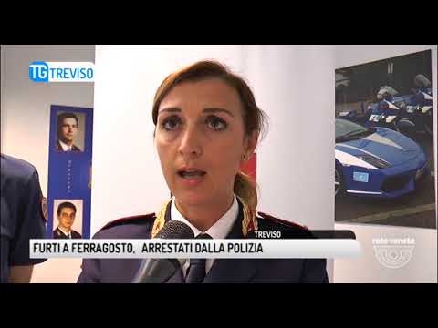 TG TREVISO (16/08/2017) - FURTI A FERRAGOSTO,   ARRESTATI DALLA POLIZIA