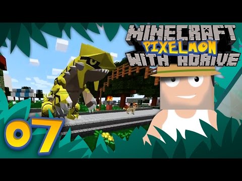 SHINY GROUDON! Minecraft PIXELMON with aDrive! Ep07 - PocketPixels Red Let's Play!