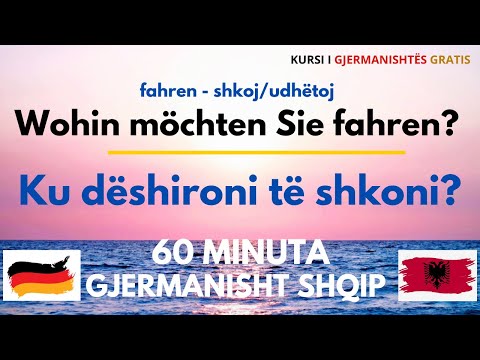 60 Minuta Mëso Gjermanisht -  Shqip A1 A2 B1 B2