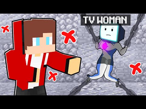 7 Ways To Prank TV WOMAN in Minecraft! - Maizen Parody Story (JJ and Mikey TV)