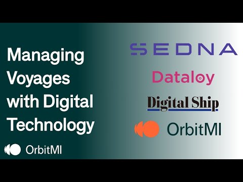 SEDNA, Dataloy, and OrbitMI: Making it Easier to Manage Voyages with Digital Technology