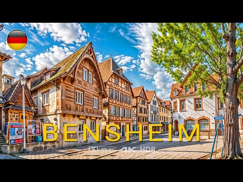 Bensheim, Relaxing Walk through an Amazing Medieval Town in Germany!
