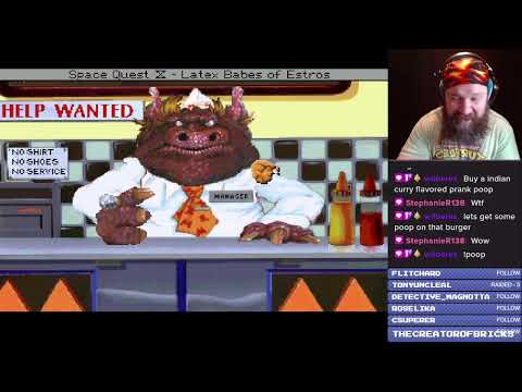 HELP WANTED AT MONOLITH BURGER? | Space Quest 4: Roger Wilco and the Time Rippers first playthrough