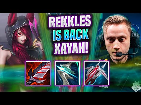 REKKLES BRINGS BACK XAYAH! - KC Rekkles Plays Xayah ADC vs Samira! | Season 2022