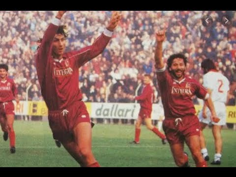 COSENZA-REGGIANA 1-2 SERIE B 1989-90 DOPPIETTA DI SILENZI AMARCORD DELLA SFIDA DI DOMENICA#CASASTENE