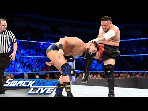 Tye Dillinger vs. Samoa Joe: SmackDown LIVE, July 17, 2018