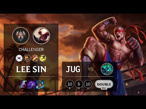 Lee Sin Jungle vs Hecarim - KR Challenger Patch 11.4