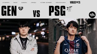 GENG vs PSG, UN DÉBUT PARFAIT (WORLDS 2025)