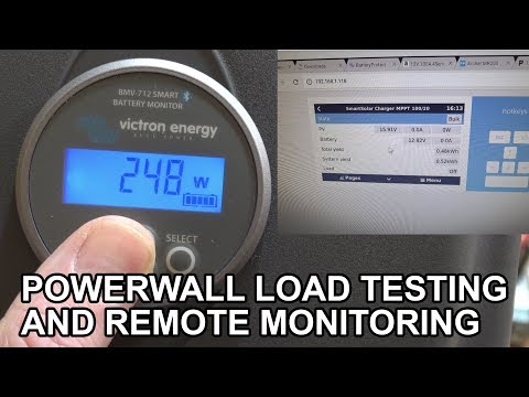 SOLAR POWERED SHED | PART 5 LOAD TESTING AND REMOTE MONITORING WITH VICTRON VRM