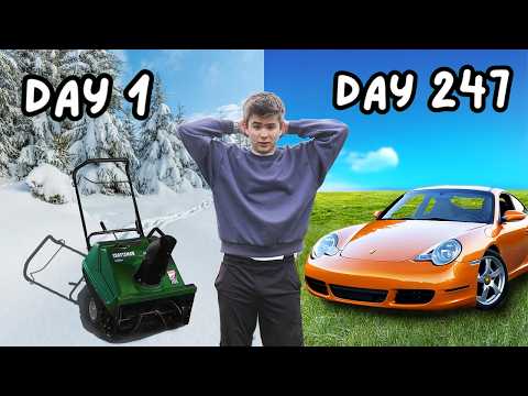 Flipping JUNK until I can Afford My DREAM CAR | Ep.2 A Snowblower?