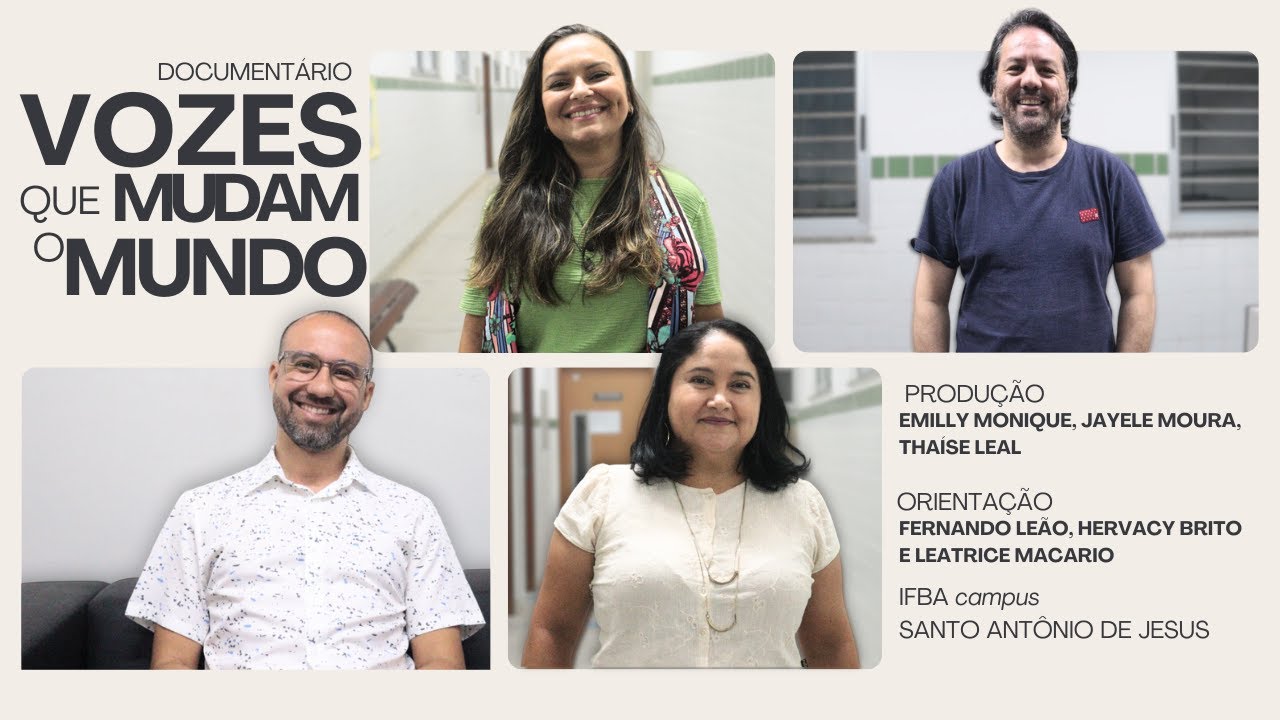 Vozes que mudam o Mundo - documentário