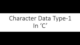 CharacterVariablePart1