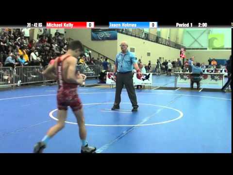FILA Cadet 39 - 42 KG Michael Kelly vs. Jason Holmes