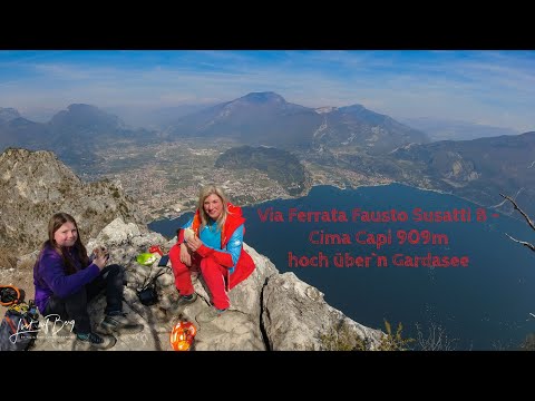 Klettersteig Via Ferrata Fausto Susatti B - Cima Capi 909m GARDASEEBERGE