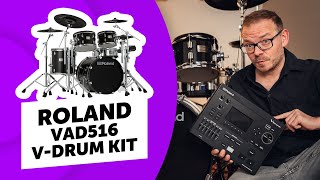 Video thumbnail for Game Changer? Roland VAD516 V-Drum Kit Full Review & Sound Demo by Drums Bonedo