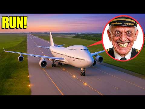If you see a PILOT SMILING on an AIRPLANE, run!