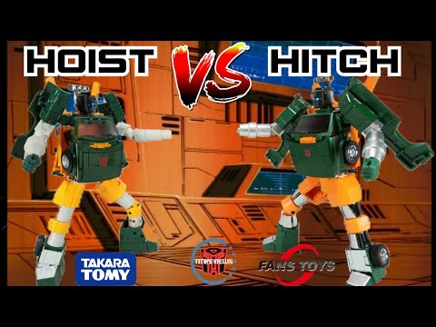 Comparison: Takara Tomy MP-58 Hoist VS FansToys FT-26 Hitch