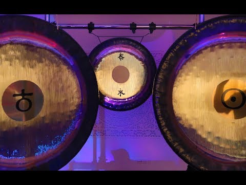 Shamanic Healing Medicine Flute Meditation with Paiste Planetary Sun & Earth Gong Sound Bath 432Hz