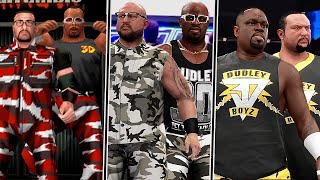 WWE 2K25 - The Dudley Boyz Entrance Evolution in WWE Games! (WWF SmackDown to WWE 2K25)