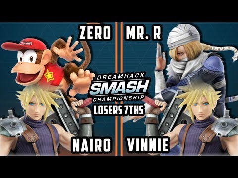 DHATL 17 Smash 4 - Nairo & Zero Vs. Mr. R & Vinnie - Doubles L7ths - Smash Wii U