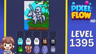 Pixel Flow Level 1395 Solution Walkthrough