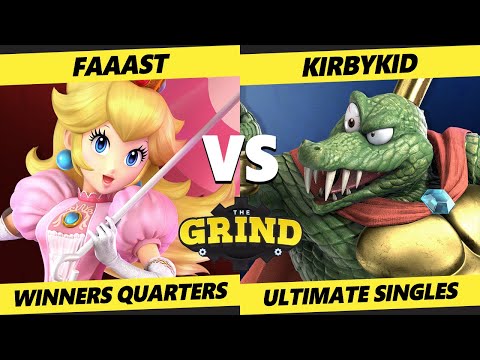 The Grind 161 Winners Quarters - KirbyKid (K Rool) Vs. Faaast (Peach) Smash Ultimate - SSBU