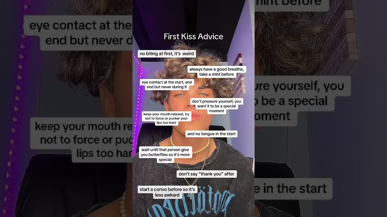 First kiss advice