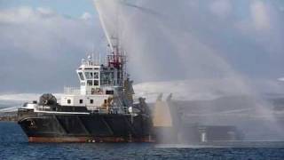 Harbour tugs scapa flow orkney islands scotland