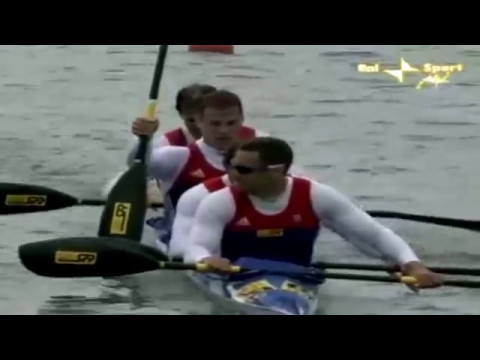 2008 European Championships Canoe Sprint ECA,, Italy, Men's K-4 1000m Final A. (16:9)