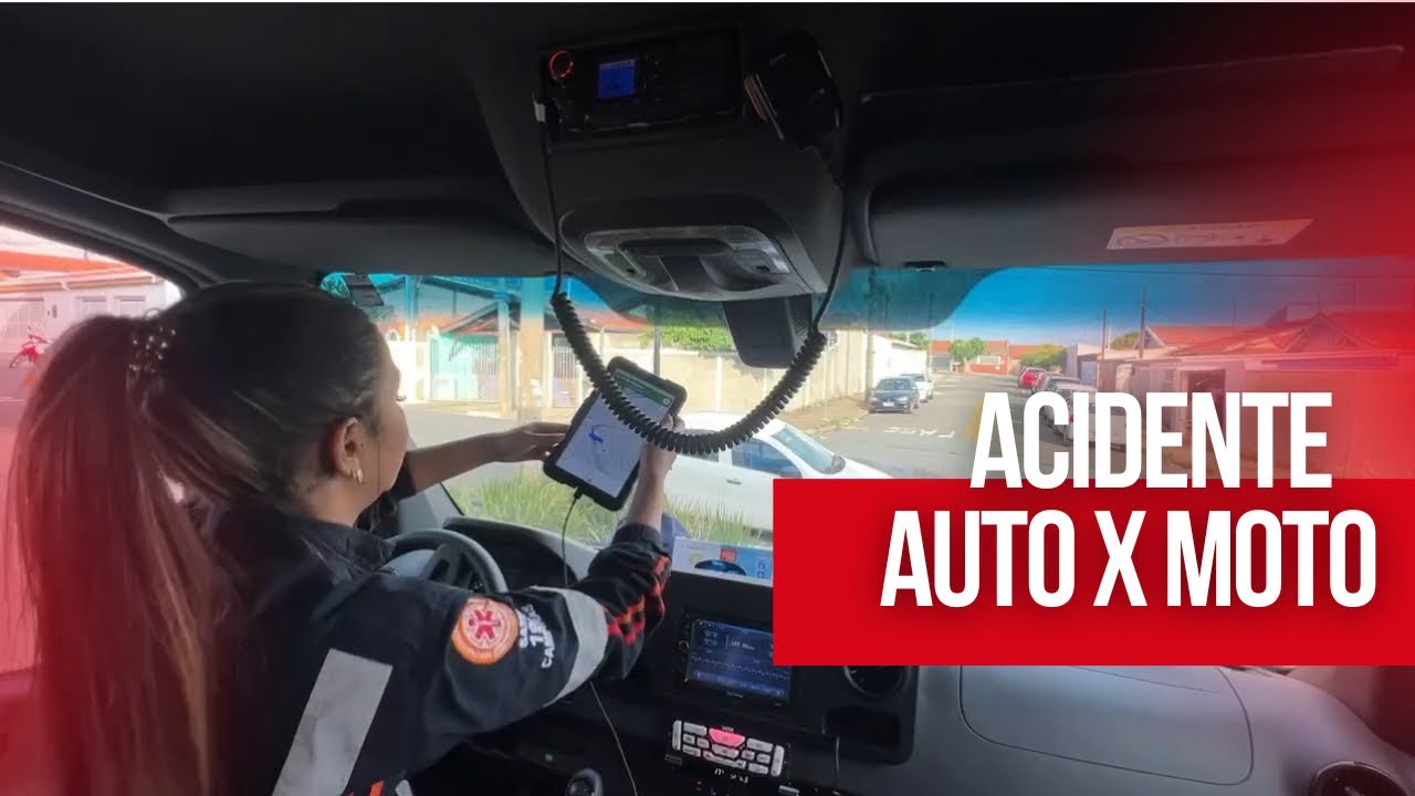 🚨Acidente auto x moto(Código3) #192 #samu #ambulancia #viral #socorrista #deslocamento #sos