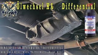 Mercedes R107: Wymiana oleju w tylnym moście/dyferencjale