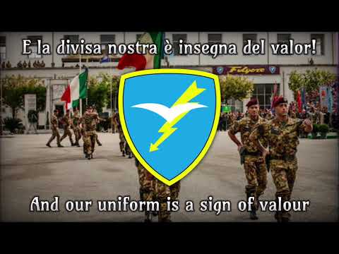 «Sui monti e sui mar» - Italian parachute version of Panzerlied