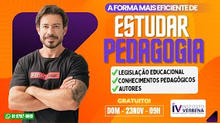 🔴 Ao vivo | A forma mais eficiente de estudar PEDAGOGIA