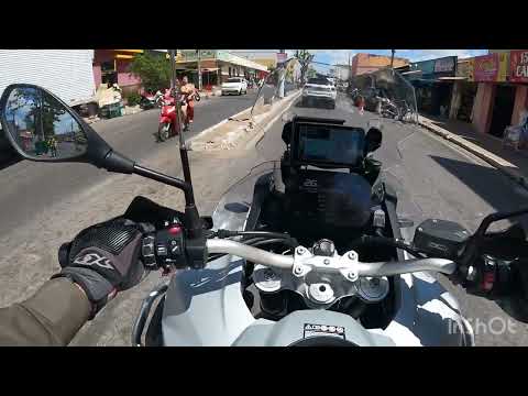 De PedroII-Piaui até Tiangua-Ceara, de moto F900 GSA ida e volta 345 km