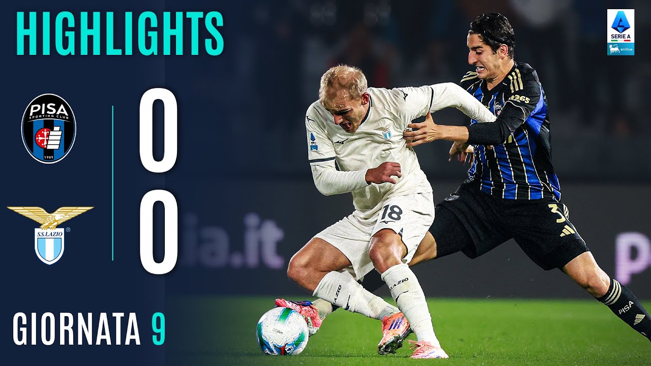 PISA-LAZIO 0-0 | HIGHLIGHTS | 9ª GIORNATA | SERIE A ENILIVE 2025/26