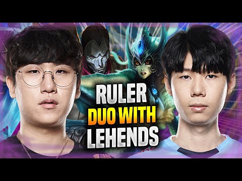 RULER DUO WITH LEHENDS! 🔥NEW GENG BOTLANE🔥 - GEN Ruler Plays Jhin ADC vs Caitlyn!