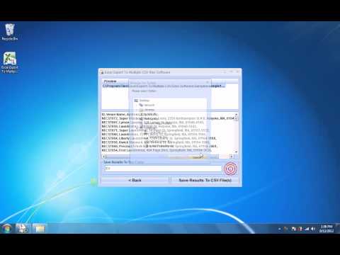 Excel Export To Multiple CSV Files Software