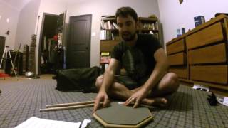 Video thumbnail for Evans 2 sided double sided Practice pad Review by ajmarkle