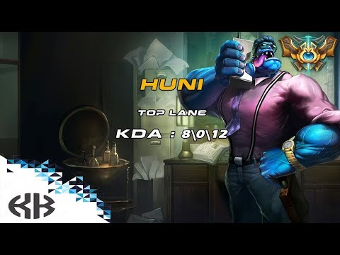 Thách đấu Hàn : SKT T1 Huni -  Mundo vs Trundle | Chàng mập Huni cầm Mundo bất tử