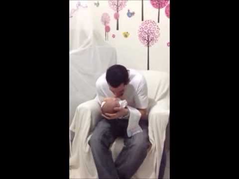 Padrinho brincando com a afilhada Mariana!