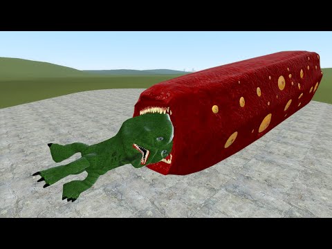 Creeper vs Train Eater - Garry's Mod Sandbox!!