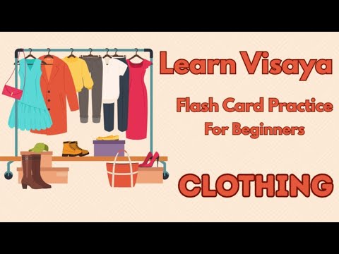 CLOTHING | Learn 20 New Visaya Words  |  Flashcard Practice for Beginners