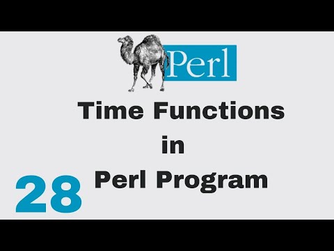 Perl Script Basic Tutorial 28 Time Functions